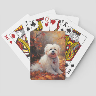 Jeu De Cartes Malti Tzu à l'automne Feuilles automne Inspire