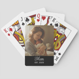 Jeu De Cartes Maman a établi un script photo noir