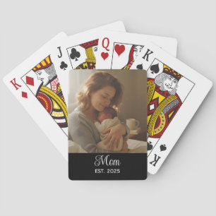 Jeu De Cartes Maman a établi un script photo noir