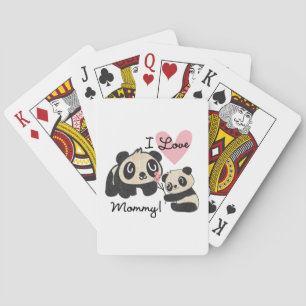 Jeu De Cartes Maman d'amour des pandas I