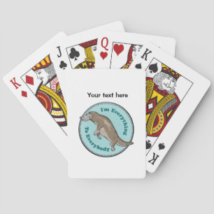 Jeu De Cartes Mammifère australien Platypus