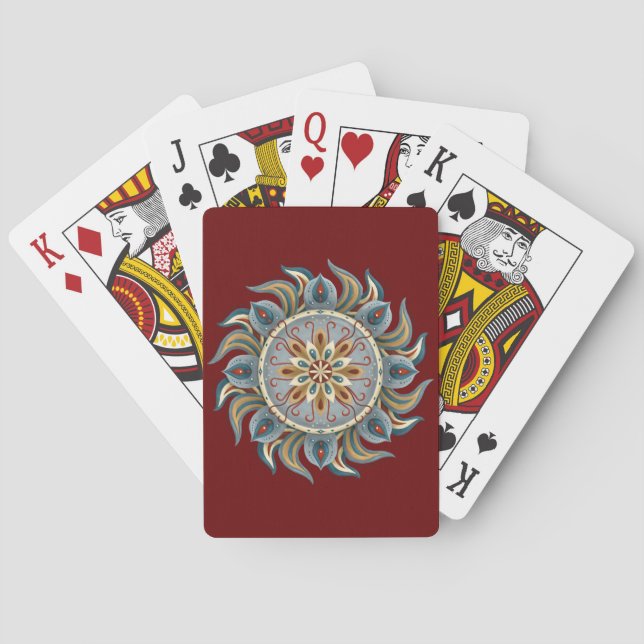 Jeu De Cartes Mandala (dos)
