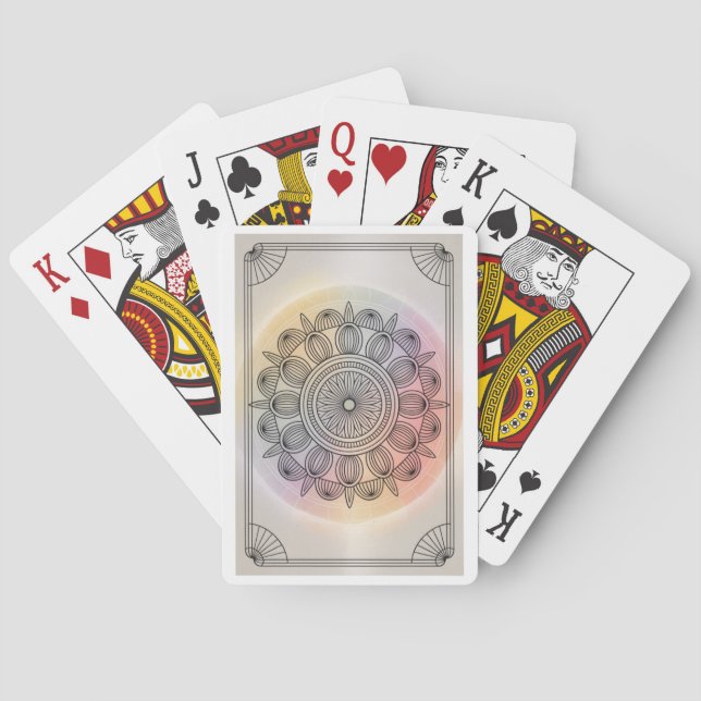Jeu De Cartes Mandala Playing Cards 02 (dos)