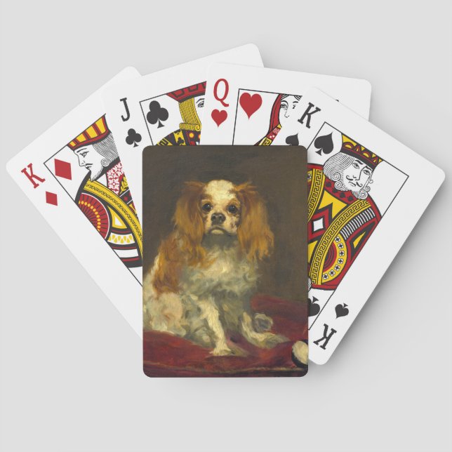 Jeu De Cartes Manet A King Charles Spaniel (dos)