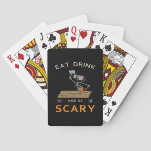 Jeu De Cartes Manger, boire et être effrayant Graphique esthétiq