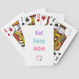 Jeu De Cartes Mangez Sleep Maman Répéter mères amour