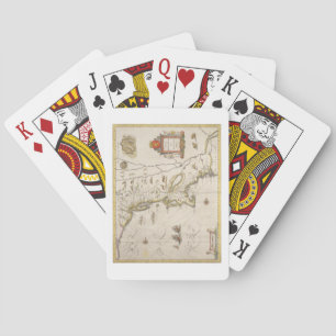 Jeu De Cartes Map of New Belgium and New England, pub. en