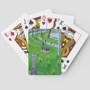 Jeu De Cartes Marchant autour du lac dans le liège, l'Irlande