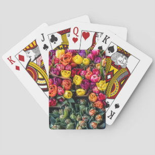 Jeu De Cartes Marché de Fleurs Fraîches – Floral Vibrant