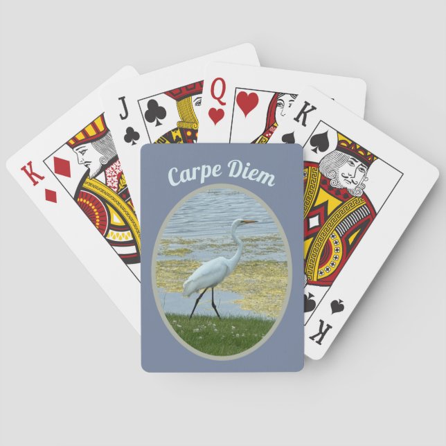 Jeu De Cartes Marche du lac Egret (dos)