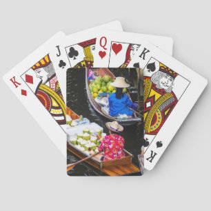 Jeu De Cartes Marché flottant à Bangkok