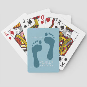 Jeu De Cartes Marcher est le meilleur médicament Hippocrate cita