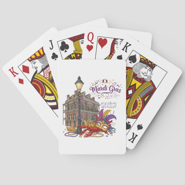 Jeu De Cartes Mardi Gras (dos)