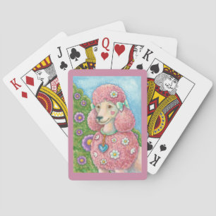 Jeu De Cartes MARGUERITE les CARTES de JEU roses françaises de
