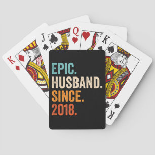 Jeu De Cartes Mari épopé masculin depuis 2018 anniversaire maria