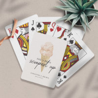 Mariage chic moderne aquarelle glace Bridal Shower