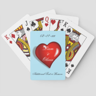 Jeu De Cartes Mariage de Red Heart