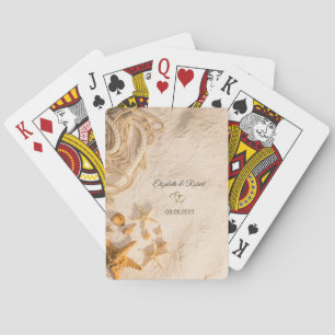 Jeu De Cartes Mariage de sable de la corde des coquillages