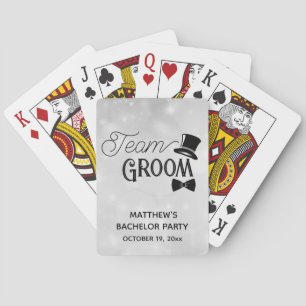 Jeu De Cartes Mariage de salle de l'équipe de bachelor
