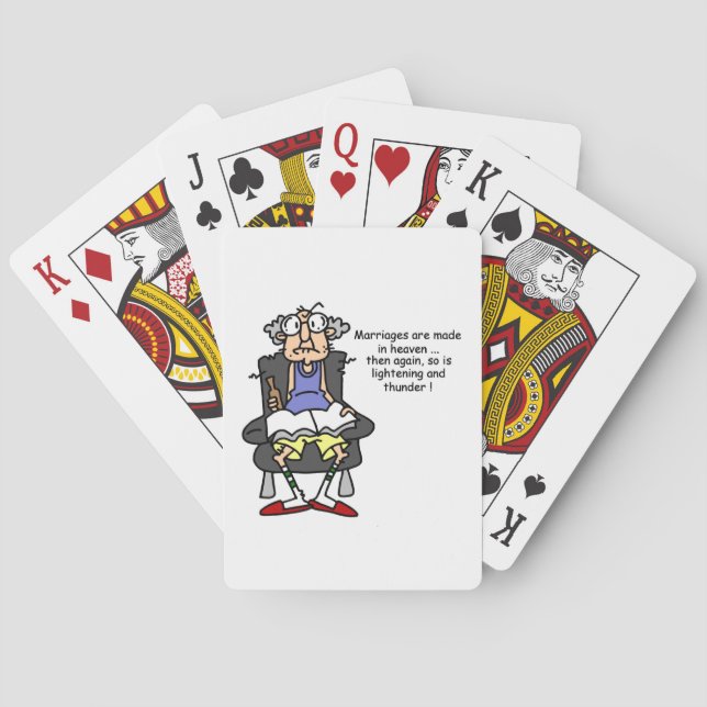 Jeu De Cartes Mariage, Éclair, Humour tonnerre (dos)