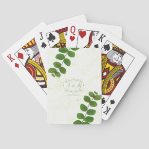 Jeu De Cartes Mariage Green Chic