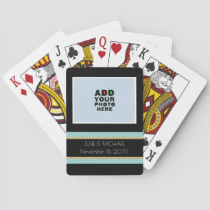 Jeu De Cartes mariage photo couple personnalisé