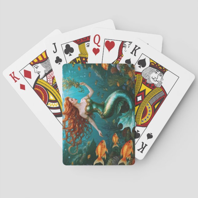 Jeu De Cartes "Marielle" - Belle sirène dansante (dos)