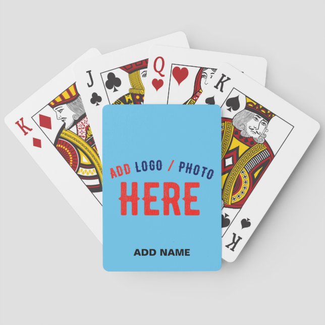 JEU DE CARTES MARQUE VÉRIFIÉE SKY BLEU MODERNE ET MODERNE (dos)