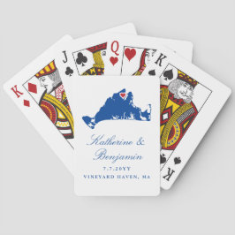 Jeu De Cartes Martha's Vineyard Wedding Favor Vineyard Haven