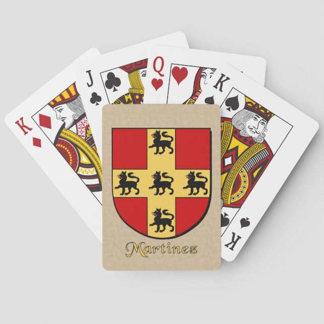 Jeu De Cartes Martinez, Bouclier héraldique (dos)