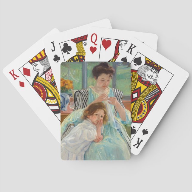 Jeu De Cartes Mary Cassatt - Jeune mère coudre (dos)