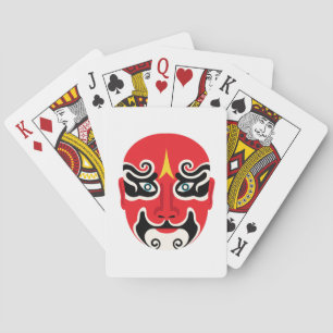 Jeu De Cartes Masque d'opéra chinois