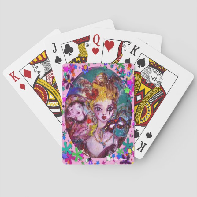 JEU DE CARTES MASQUERADE DE VALENTINE VÉNÉTIENNE MASQUÉRADE MASQ (dos)