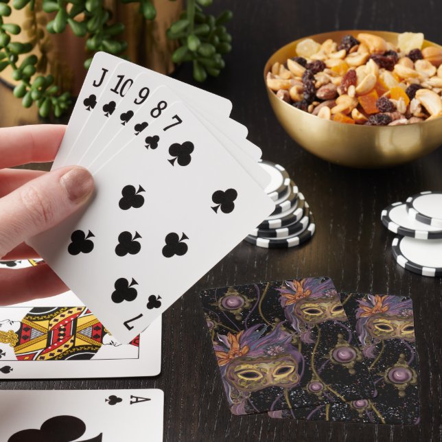 JEU DE CARTES MASQUERADE VENISE  ART      (In Situ)