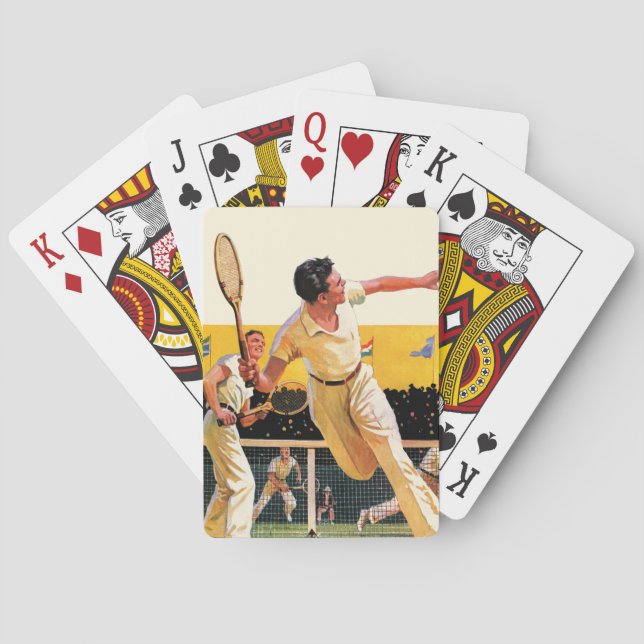 Jeu De Cartes Match de tennis de doubles (dos)