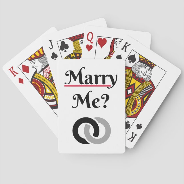 Jeu De Cartes Me marier ? Proposition Mariage LOVE (dos)