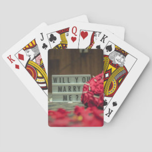 Jeu De Cartes  Me Marieras-Tu ? Proposition de mariage