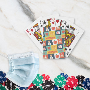 Jeu De Cartes Médecin Professionnel Iconique Conçu