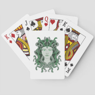 Jeu De Cartes Medusa Gorgo Snake Gorgin Monster Mythologie grecq