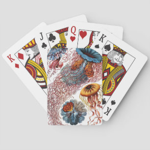 Jeu De Cartes Méduses par Ernst Haeckel