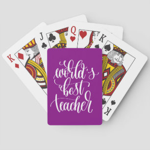 Jeu De Cartes Meilleur enseignant du monde