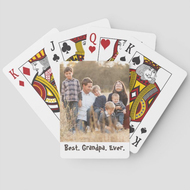 Jeu De Cartes Meilleur grand-père photo (dos)