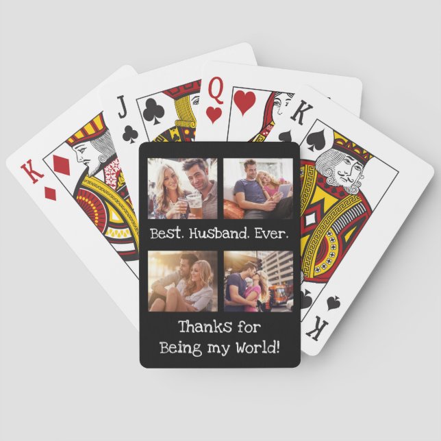 Jeu De Cartes Meilleur Mari Ever 4 photo Collage de photos Garde (dos)
