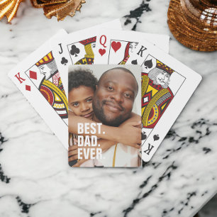 Jeu De Cartes Meilleure Fête des pères personnalisée pour papa
