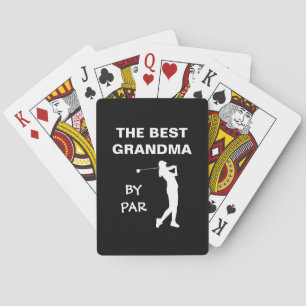 Jeu De Cartes Meilleure Grand-Mère Par Parc Golf Nana Gram Golfe