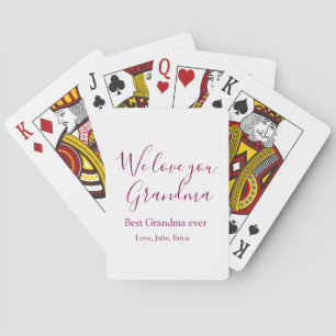 Jeu De Cartes meilleure grand-mère toujours grands-parents cadea