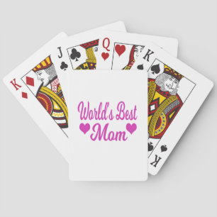 Jeu De Cartes Meilleure Maman du Monde Rose