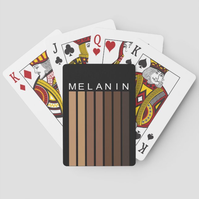 Jeu De Cartes Melanin Shades Graphisme et Texte (dos)