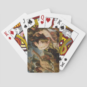 Jeu De Cartes Meleager et Atalante (huile sur toile)
