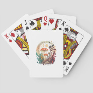 Jeu De Cartes Mème de champignon Aesthetic Goblincore et Cottage
